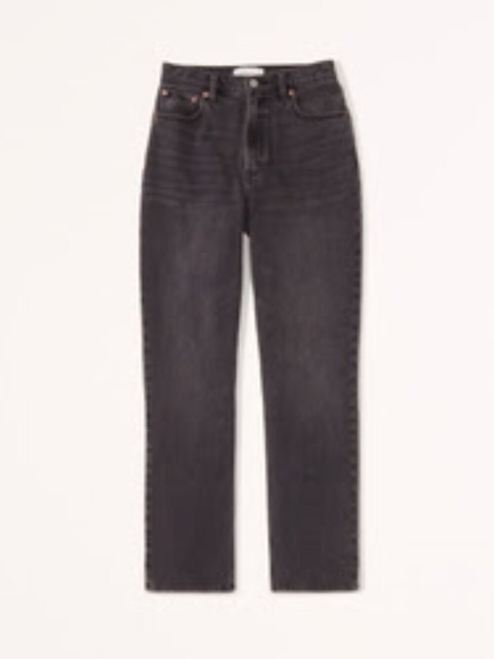 Abercrombie & Fitch Curve Love Ultra High Rise 90s Straight Jean, Size 26 Short